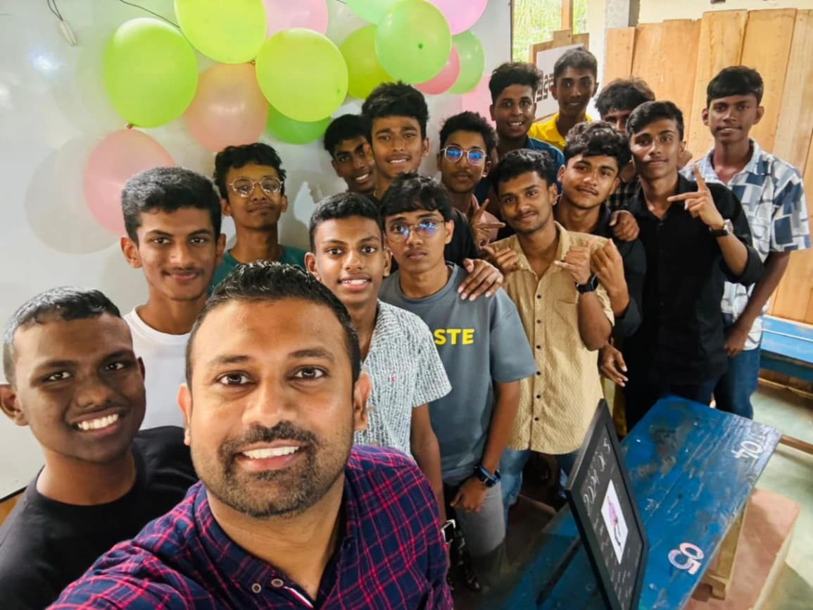 With Students