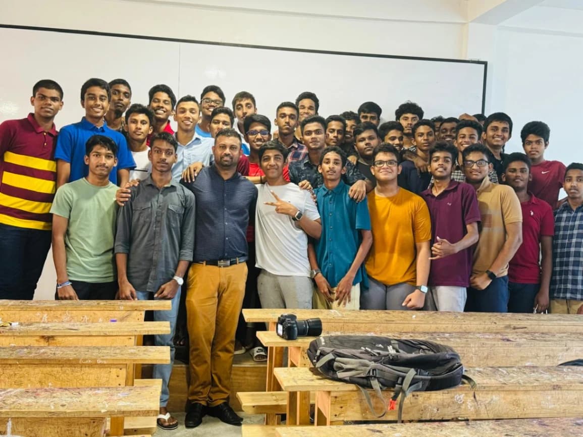 with students #4
